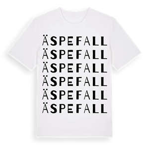 Äspefall ordlek t-shirt – ekologisk bomull t-shirt från Pinshirt
