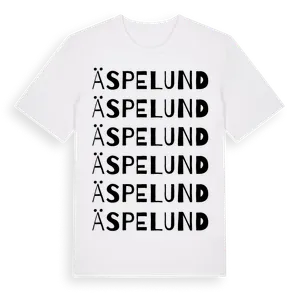 Äspelund ordlek t-shirt – ekologisk bomull t-shirt från Pinshirt