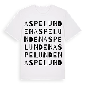 Aspelunden ordlek t-shirt – ekologisk bomull t-shirt från Pinshirt