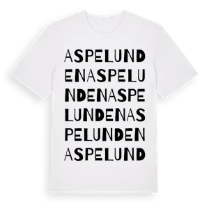 Aspelunden ordlek t-shirt – ekologisk bomull t-shirt från Pinshirt
