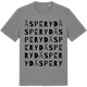 Mid Heather Gray t-shirt med Äsperyd ordlek t-shirt