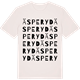 Vintage White t-shirt med Äsperyd ordlek t-shirt