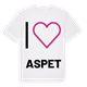 Jag älskar Aspet t-shirt stort tryck