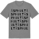 Mid Heather Gray t-shirt med Äsphult ordlek t-shirt