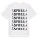 White t-shirt med Äsprilla ordlek t-shirt
