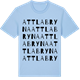 Blue Soul t-shirt med Attlabryna ordlek t-shirt