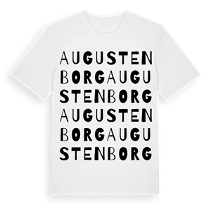 Augustenborg ordlek t-shirt – ekologisk bomull t-shirt från Pinshirt