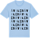 Blue Soul t-shirt med Åviken ordlek t-shirt