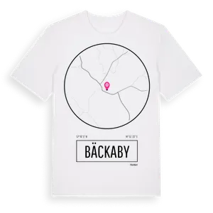 Bäckaby t-shirt – ekologisk bomull t-shirt från Pinshirt