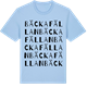 Blue Soul t-shirt med Bäckafällan ordlek t-shirt