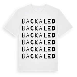 Backaled ordlek t-shirt – ekologisk bomull t-shirt från Pinshirt