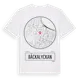 White t-shirt med Bäckalyckan t-shirt