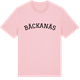 Pink Cotton t-shirt med Bäckanäs böjd t-shirt