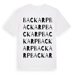 Backarp ordlek t-shirt – ekologisk bomull t-shirt från Pinshirt