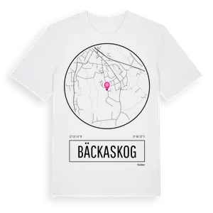Bäckaskog t-shirt – ekologisk bomull t-shirt från Pinshirt