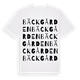 Bäckgården ordlek t-shirt