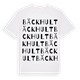 White t-shirt med Bäckhult ordlek t-shirt