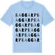 Blue Soul t-shirt med Baggarp ordlek t-shirt