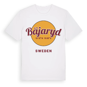 Bäjaryd cirkel t-shirt – ekologisk bomull t-shirt från Pinshirt