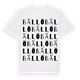 Bällö ordlek t-shirt