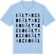 Blue Soul t-shirt med Bältarebo ordlek t-shirt