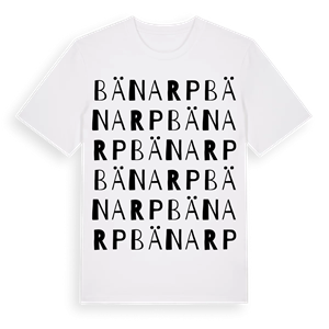 Bänarp ordlek t-shirt – ekologisk bomull t-shirt från Pinshirt