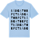 Blue Soul t-shirt med Bångatorpet ordlek t-shirt