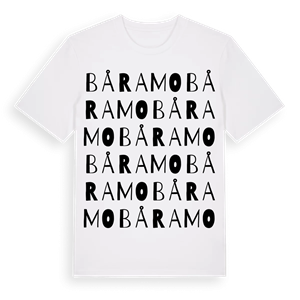Båramo ordlek t-shirt – ekologisk bomull t-shirt från Pinshirt