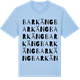 Blue Soul t-shirt med Barkäng ordlek t-shirt