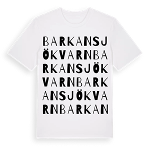 Barkansjö kvarn ordlek t-shirt – ekologisk bomull t-shirt från Pinshirt