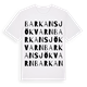 Barkansjö kvarn ordlek t-shirt