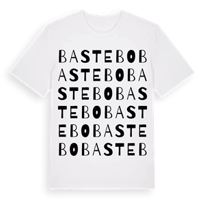 Bastebo ordlek t-shirt – ekologisk bomull t-shirt från Pinshirt