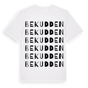 Bekudden ordlek t-shirt – ekologisk bomull t-shirt från Pinshirt