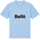 Blue Soul t-shirt med Bellö fetstil t-shirt