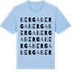 Blue Soul t-shirt med Berga ordlek t-shirt