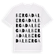 Bergadal ordlek t-shirt