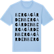 Blue Soul t-shirt med Bergagården ordlek t-shirt