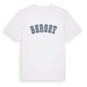 Berget college t-shirt – ekologisk bomull t-shirt från Pinshirt