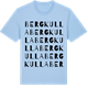 Blue Soul t-shirt med Bergkulla ordlek t-shirt