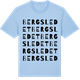 Blue Soul t-shirt med Bergsledet ordlek t-shirt