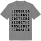 Mid Heather Gray t-shirt med Bergsledet ordlek t-shirt