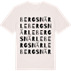 Vintage White t-shirt med Bergsnärle ordlek t-shirt