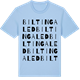 Blue Soul t-shirt med Biltingaled ordlek t-shirt