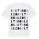 Biltingaled ordlek t-shirt