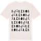 Vintage White t-shirt med Bjälebo ordlek t-shirt