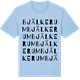 Blue Soul t-shirt med Bjälkerum ordlek t-shirt
