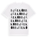Bjälkön ordlek t-shirt