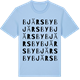 Blue Soul t-shirt med Bjärsby ordlek t-shirt