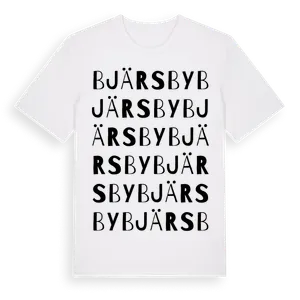Bjärsby ordlek t-shirt – ekologisk bomull t-shirt från Pinshirt