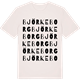 Vintage White t-shirt med Björkeborg ordlek t-shirt